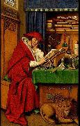 Jan Van Eyck Saint Jerome in His Study painting
